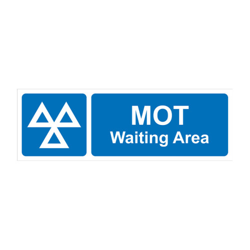 MOT Waiting Area 1.2mm Recyclable PP (600 x 200mm)