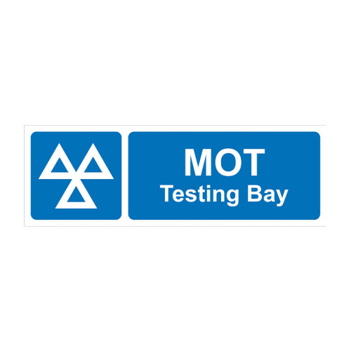 MOT Testing Bay 1.2mm Recyclable PP (600 x 200mm)