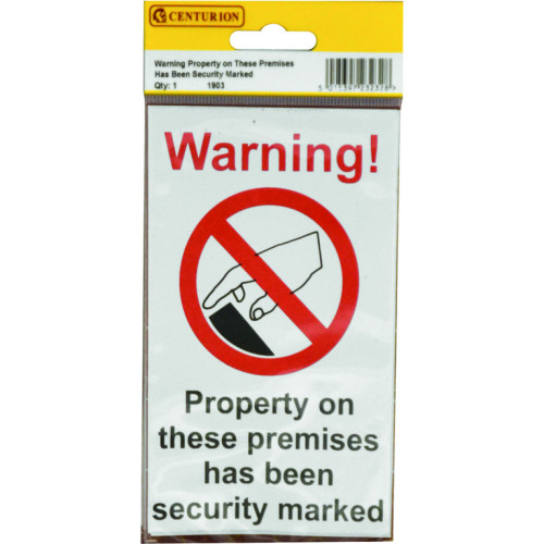 Home Safe Pack 'Warning Property On... 1903