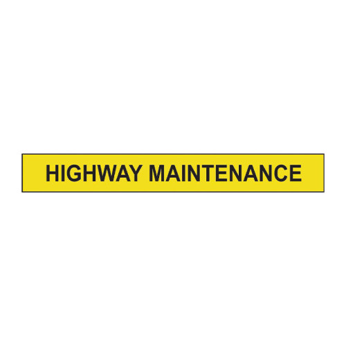 Highway Maintenance - Self Adhesive PP (600 x 75mm)