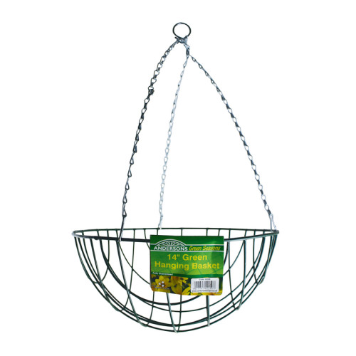 Hanging Baskets, Green, 14"