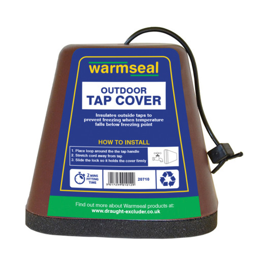 Warmseal Outdoor Tap Cover, (h)154mm x (w)165mm