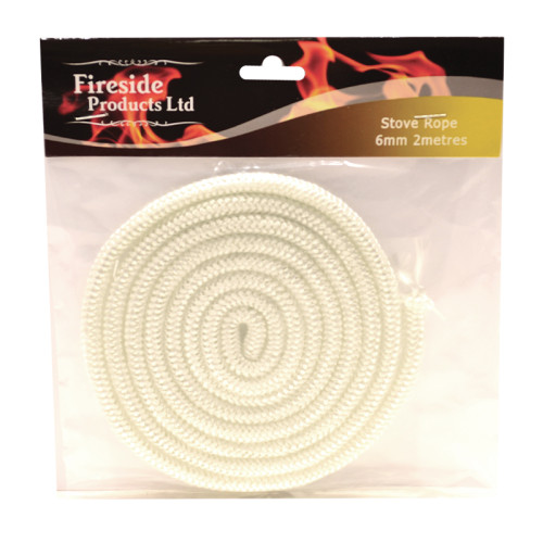 Fireside - Stove Rope Round - 6mm x 2m