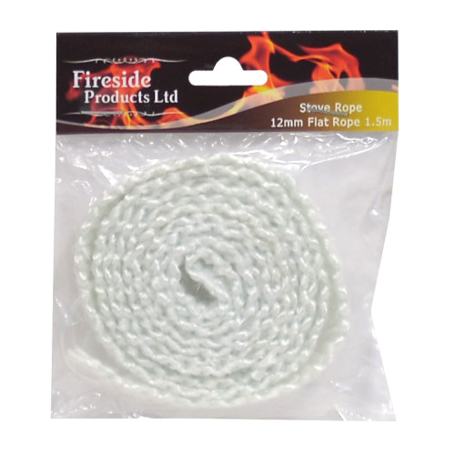 Fireside 12mm x 1.5m Flat Stove Rope