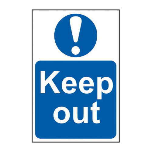 Keep out - PP - 1.2mm Polypropylene Non Adhesive - Non Bagged - (400 x 600mm)