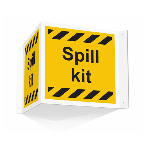 Spill Kit (Projection sign) - PP (200mm face)