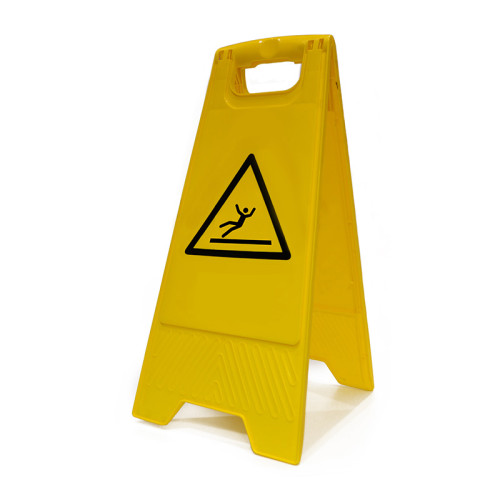 'Caution Slippery Surface', Euro Version &acirc; Symbol Only (620mm x 200mm)