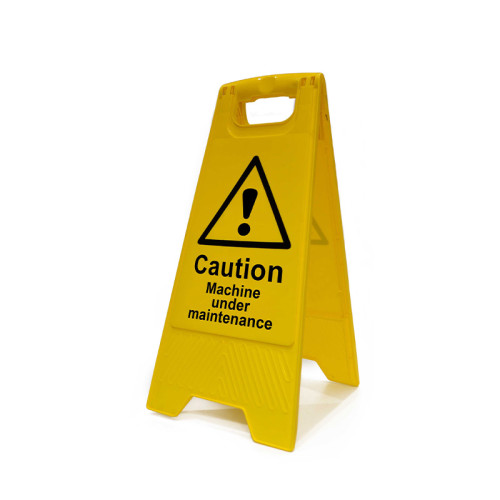'Caution Machine Under Maintenance', Heavy Duty A Board (620mm x 200mm)