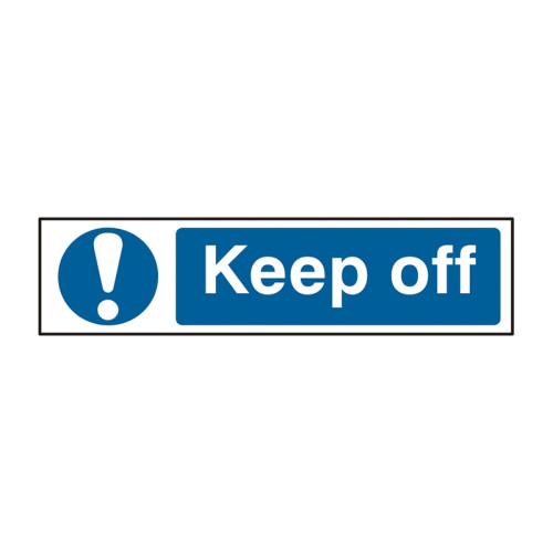 Keep off - 1.2mm Recyclable PP (200 x 50mm)