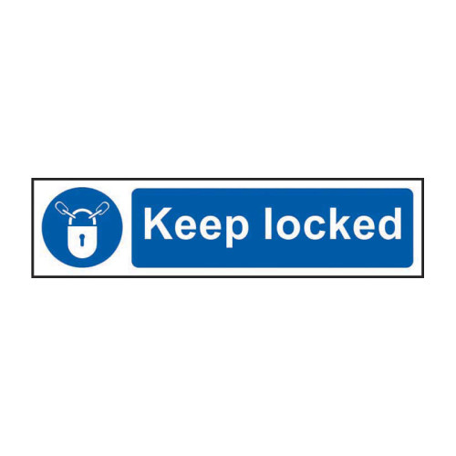 Keep locked - Self Adhesive PP (200 x 50mm)