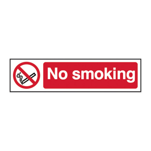 No smoking - Self Adhesive PP (200 x 50mm)