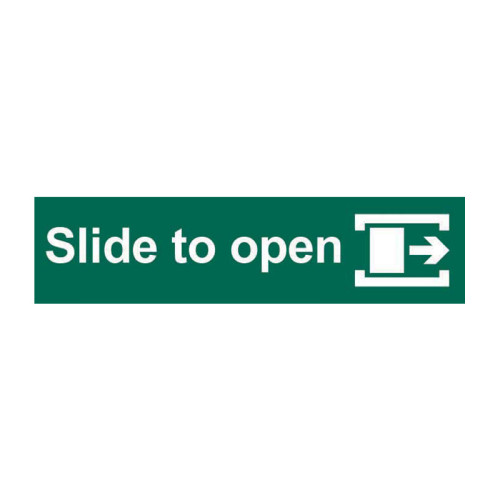 Slide to open (right) - Self Adhesive PP (200 x 50mm)