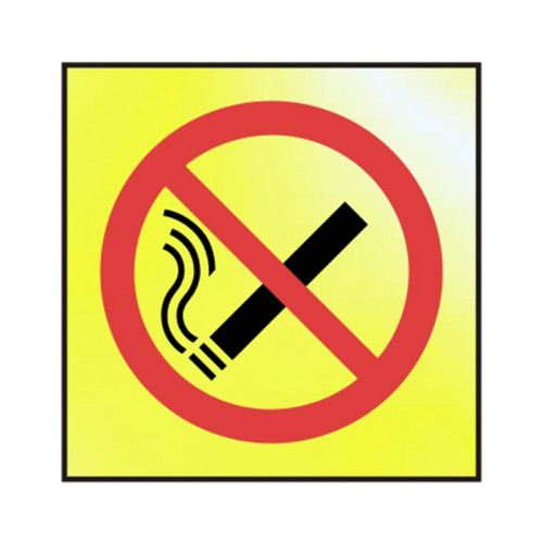 No smoking symbol - POL (100 x 100mm) 6240