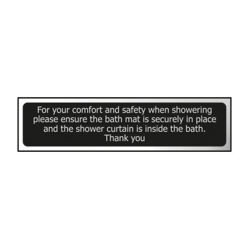 For your comfort and safety when showering - 6421C