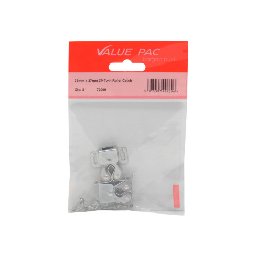 33mm x 27mm ZP Twin Roller Catch
