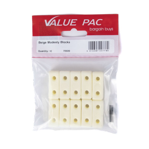 Beige Modesty Blocks (Pack of 10)