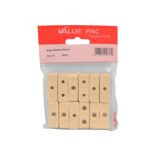 Beige Modesty Blocks (Pack of 10)