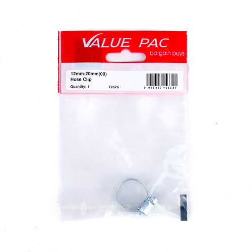 12mm - 20mm (OO) Hose Clip