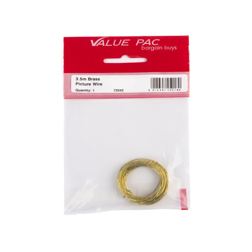 3.5m Brass Picture Wire