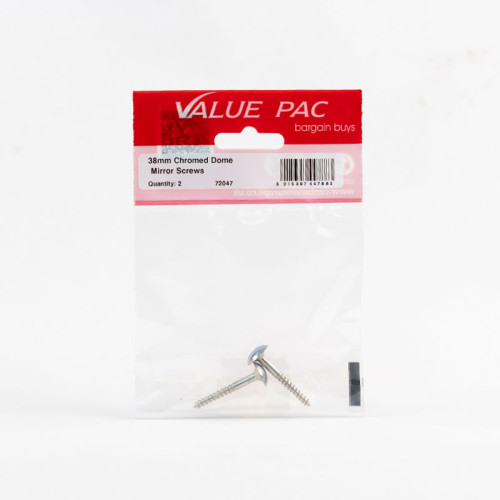 38mm x 8 CP Dome Mirror Screws