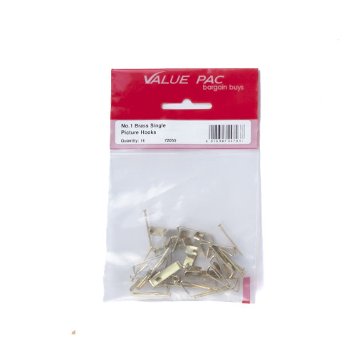No 1 EB Single Picture Hooks (Pack of 16)