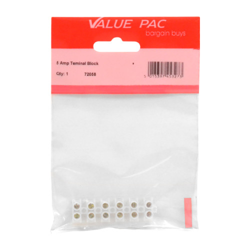 5 Amp Terminal Block 6 Way