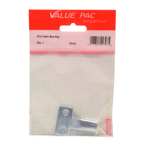 Zinc Meter Box Key