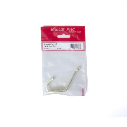 90mm EB Die Cast Hat & Coat Hooks