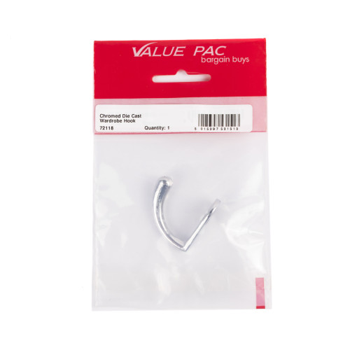 CP Die Cast Wardrobe Hook