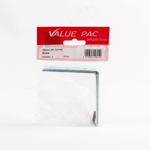 75mm ZP Corner Brace