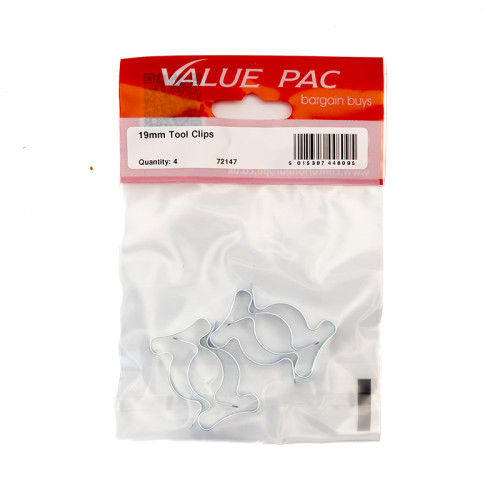 19mm ZP Tool Clips 4pk