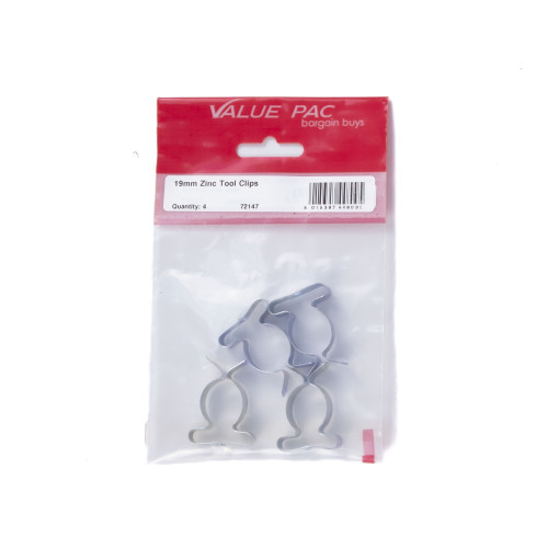 19mm ZP Tool Clips 4pk