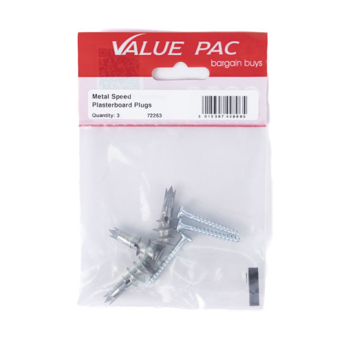 35mm Metal Plasterboard Speed Plugs