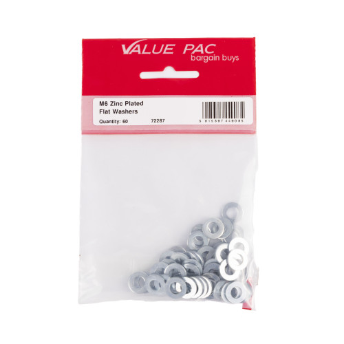 M6 ZP Flat Washers