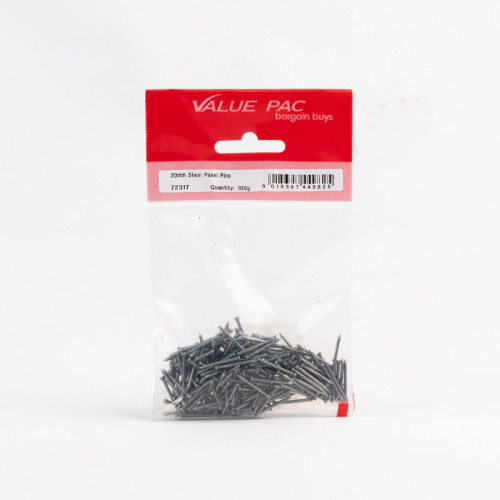 20mm Steel Panel Pins 100g