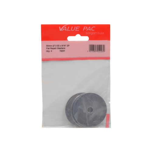 M8 x 50mm ZP Flat Repair Washers