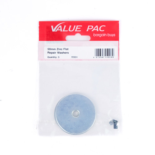 M8 x 50mm ZP Flat Repair Washers