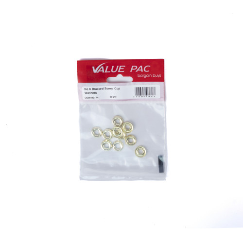 No 8 EB Screw Cup Washers (Pack of 16)
