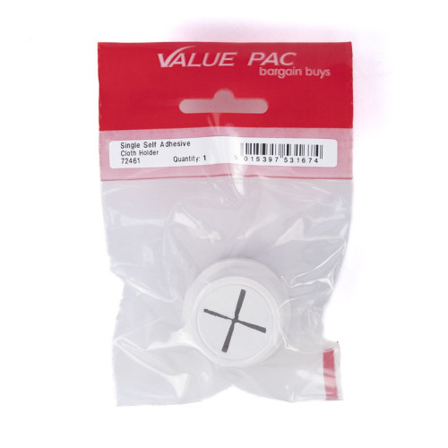 Single Self Adhesive Cloth Holder