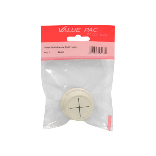 Single Self Adhesive Cloth Holder