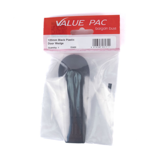 120mm Black Plastic Door Wedge