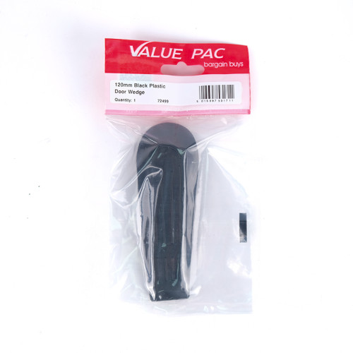 120mm Black Plastic Door Wedge