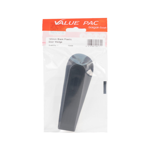 120mm Black Plastic Door Wedge