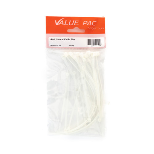 Assorted Natural Cable Ties