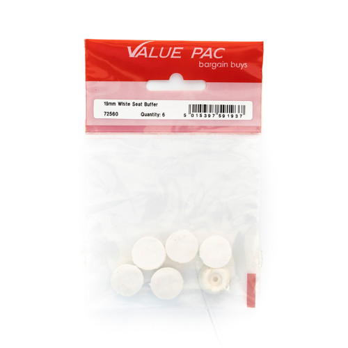19mm White Seat Buffer