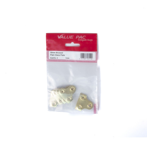 32mm EB Plain Glass Plate 6pk