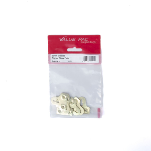 32mm EB Slotted Glass Plate 6pk