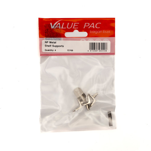 NP Metal Shelf Supports 4pk