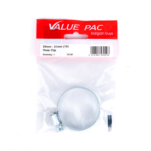 25mm - 51mm (1X) Hose Clip