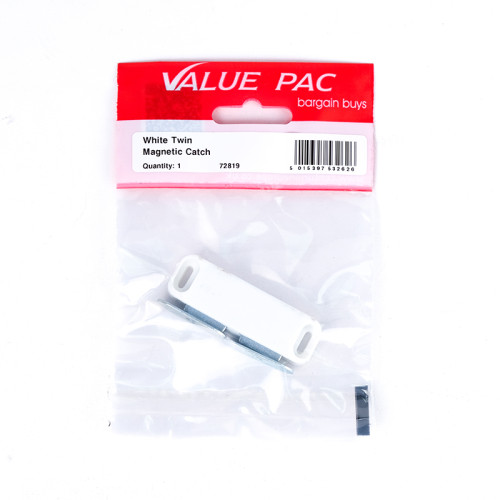 White Twin Magnetic Catch